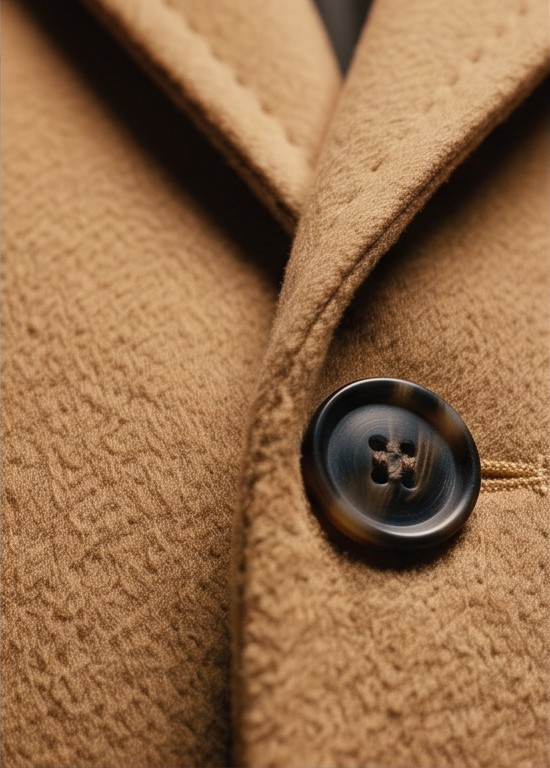 Macro de tela Cammello en 100% cashmere